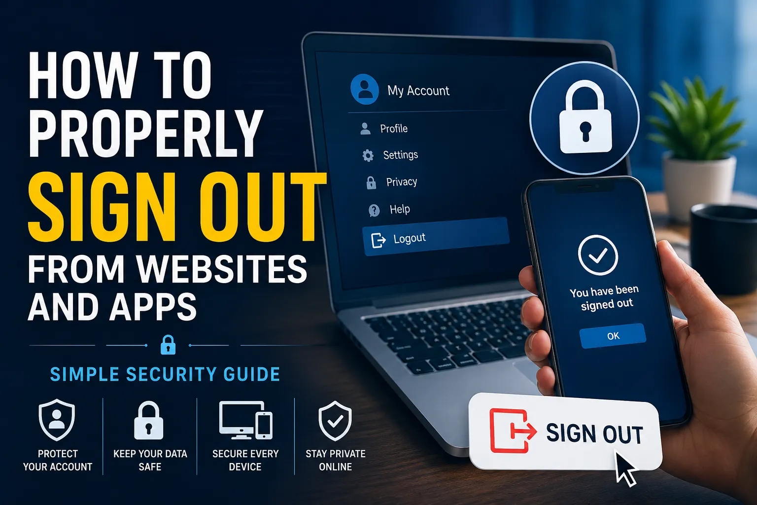 How to Properly Sign Out of Websites and Apps (Simple Security Guide)